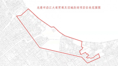 龙港市人民政府关于公布龙港市沿江大道贯通及旧城改造项目房屋征收范围的通