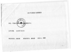 2017年平湖市当湖街道经济建设服务中心决算公开