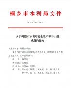 关于调整市水利局安全生产领导小组成员的通知