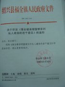 关于印发《福全镇清理整顿农村私人建房的若干意见》的通知