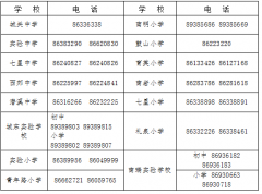 2021年城区中小学招生政策咨询