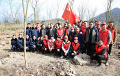 天台交通开展“弘扬雷锋精神、助力文明城市创建”的植树志愿服务活动